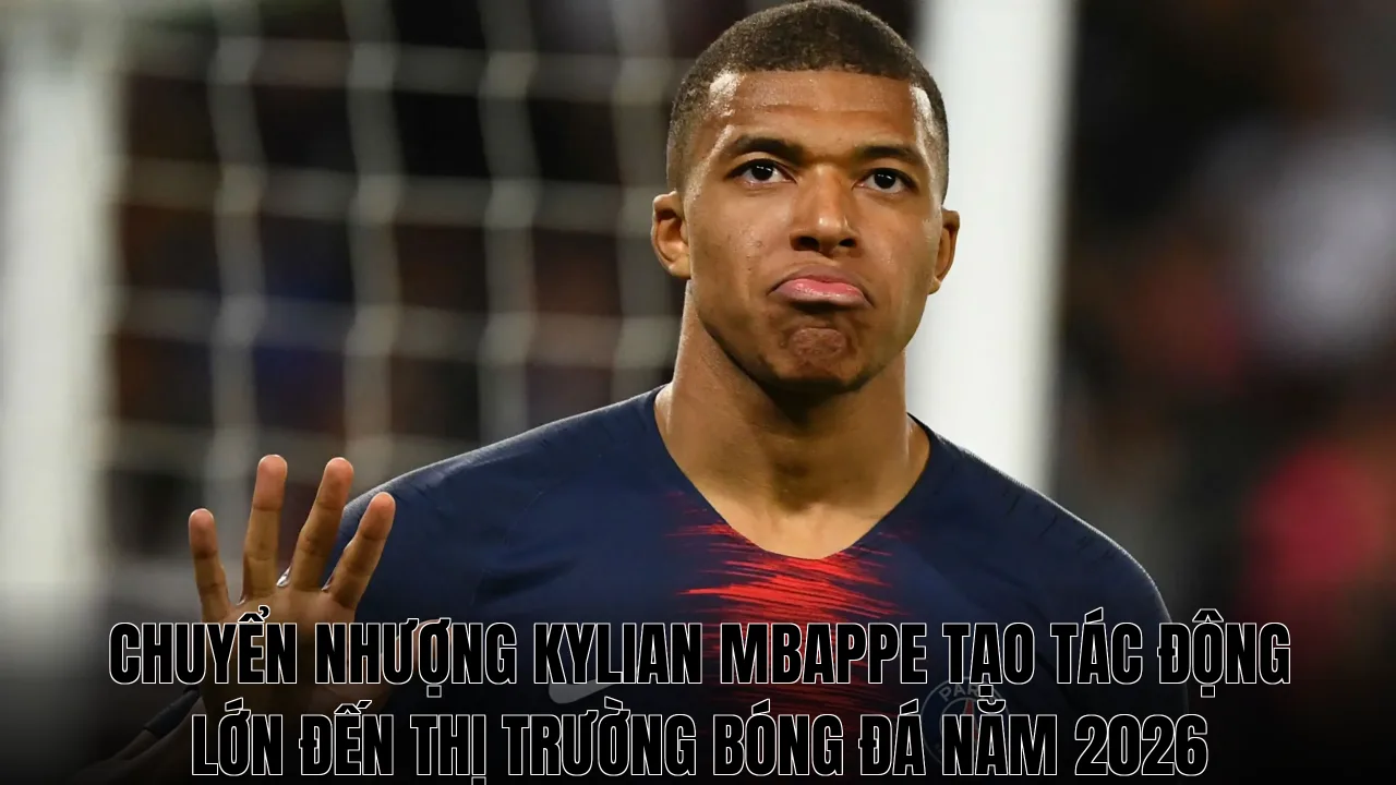Chuyển nhượng Kylian Mbappe tạo tác động lớn đến thị trường bóng đá năm 2026