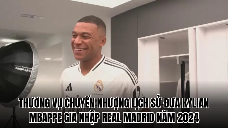 Thương vụ chuyển nhượng lịch sử đưa Kylian Mbappe gia nhập Real Madrid năm 2024