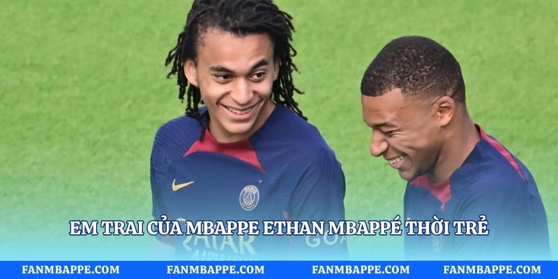 Em trai của Mbappe Ethan Mbappé thời trẻ